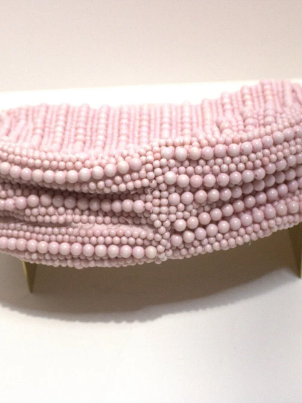 Maeve Pink Beaded Top Handle Handbag NWT